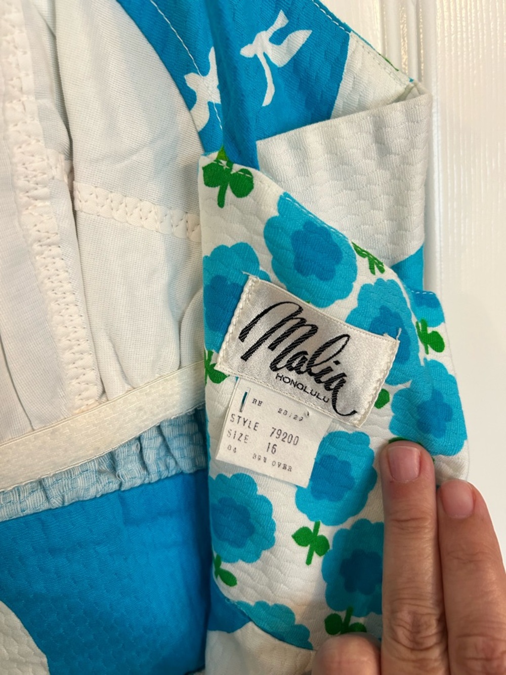 VINTAGE Malia of Honolulu dress - Picture 7 of 12